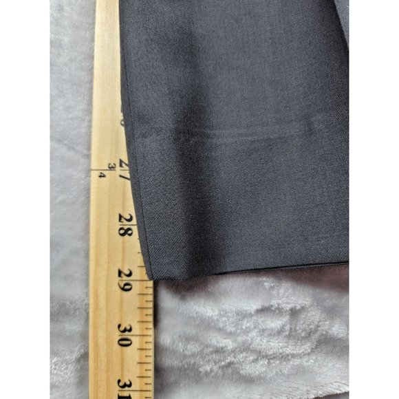CALVIN KLEIN MEN'S BLACK FLAT FRONT DRESS PANTS SIZE 38X29 polyester, rayon - Picture 2 of 7